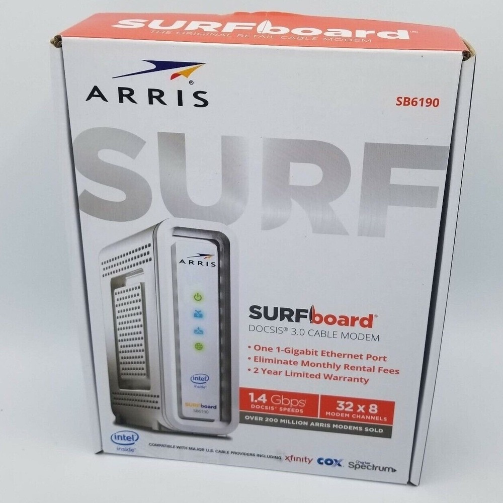 ARRIS‎ SURFboard DOCSIS 3.0 Cable Modem - SB6190